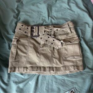 BDG Cargo Mini Skirt with Belt